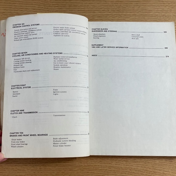 Clymer Dodge & Plymouth Vans 1971-1986 Gas & Diesel Engines Shop Repair Manual - Picture 6 of 6